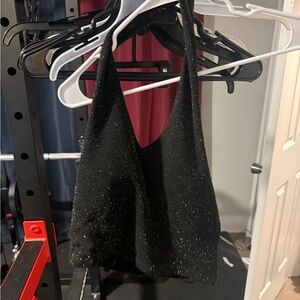 Wet Seal Sparkling Black Top
